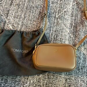 Tom Ford Logo Leather Bag